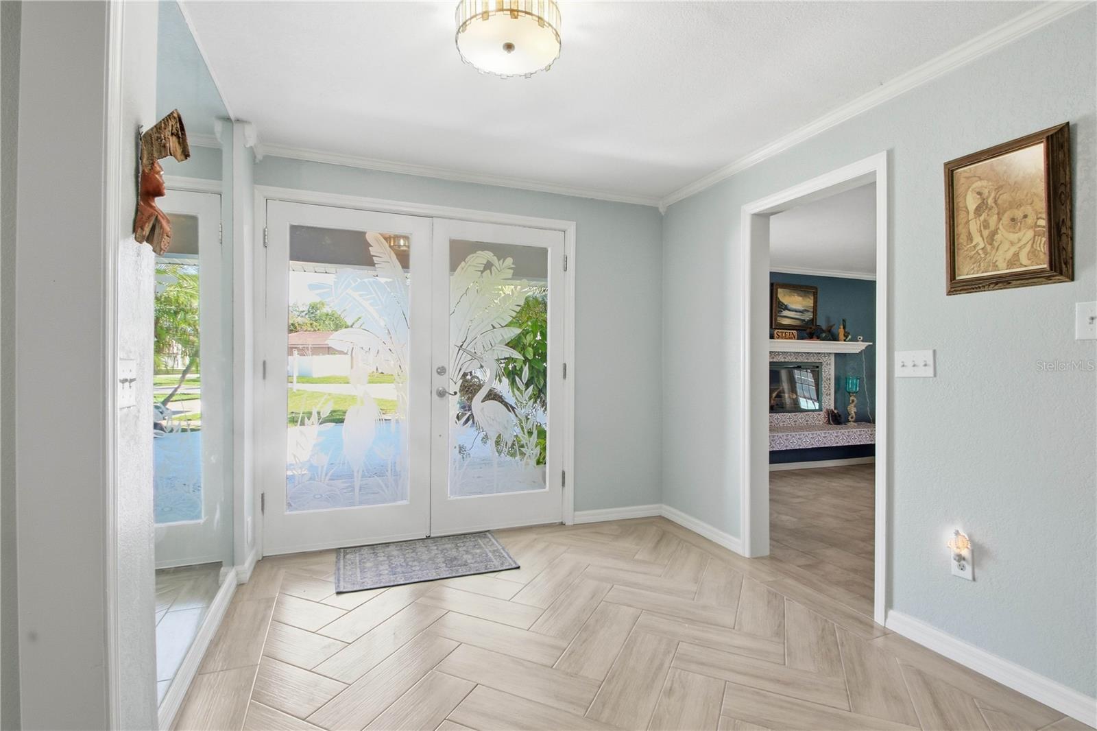 Inside view of your grand entrence.