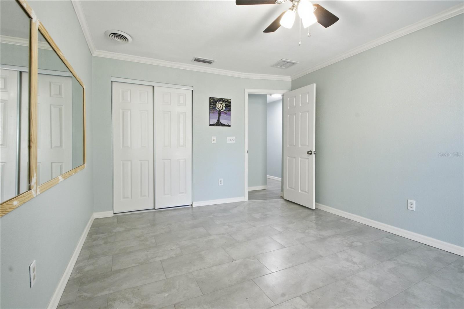 Includes a spacious closet.