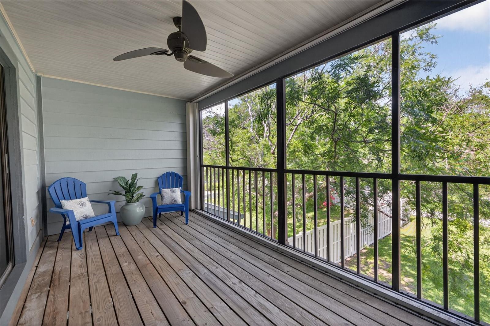 Balcony off of the primary suite