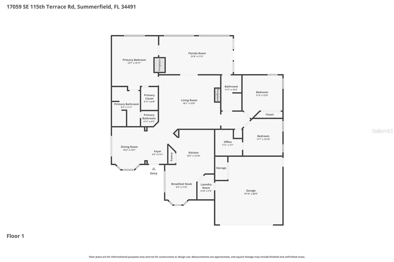 17059 SE 115TH TERRACE RD, SUMMERFIELD, FL, 34491
