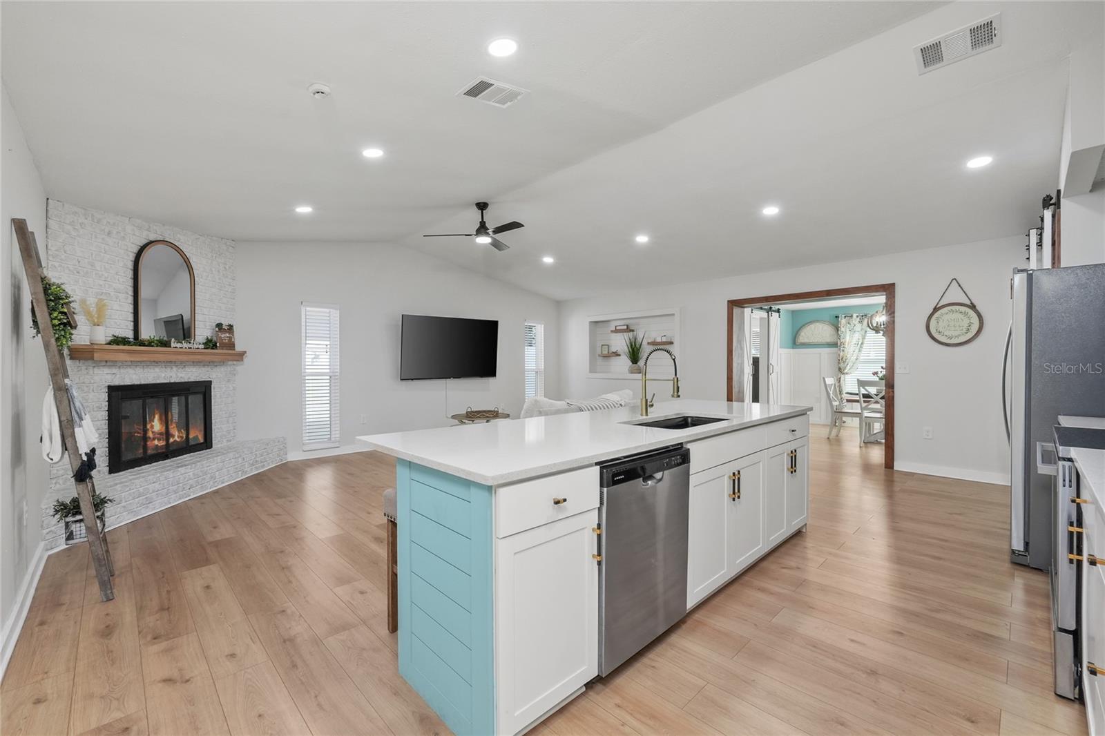 Open, airy layout designed for everyday living and entertaining.