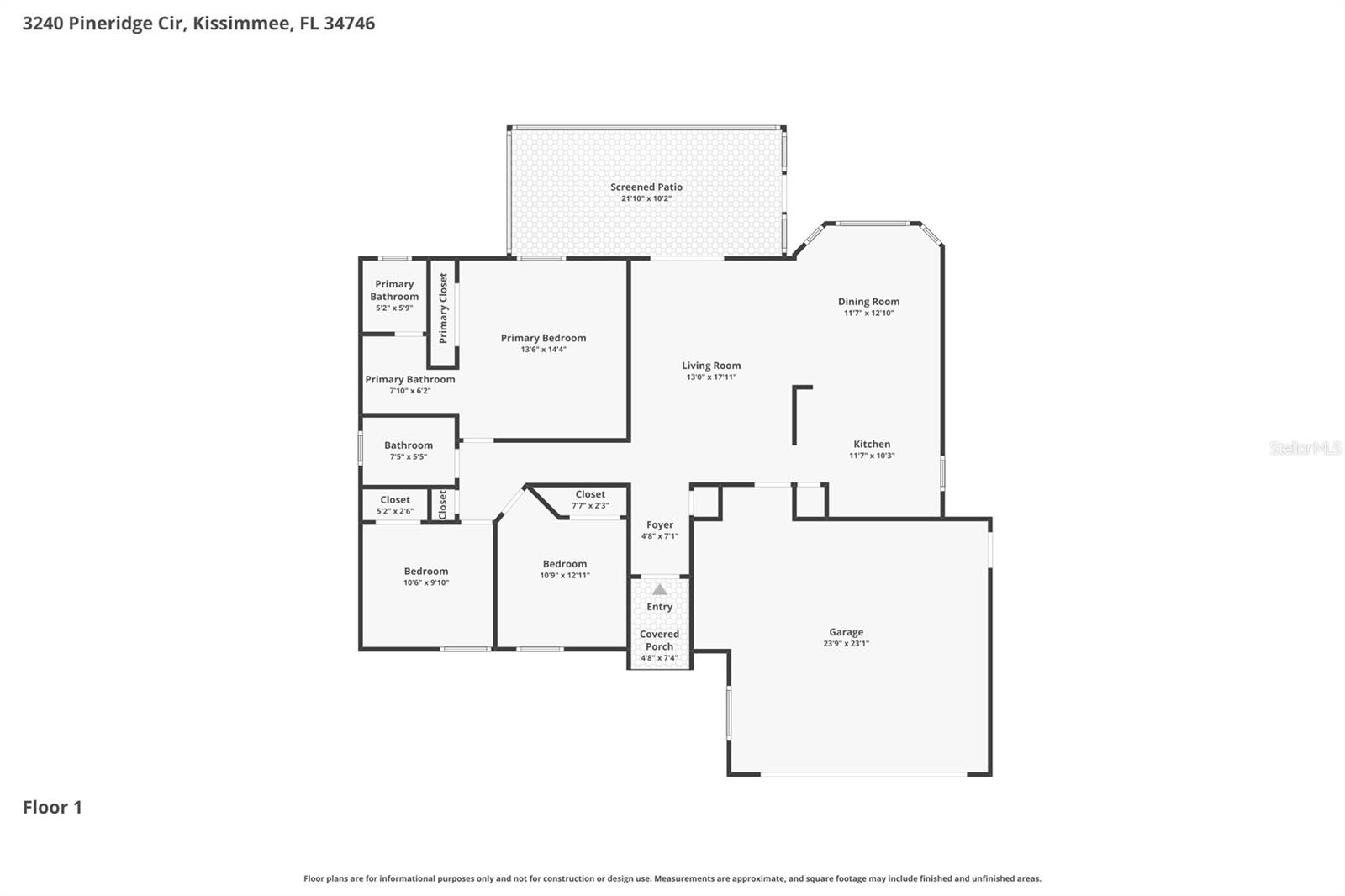 3240 PINERIDGE CIR, KISSIMMEE, FL, 34746