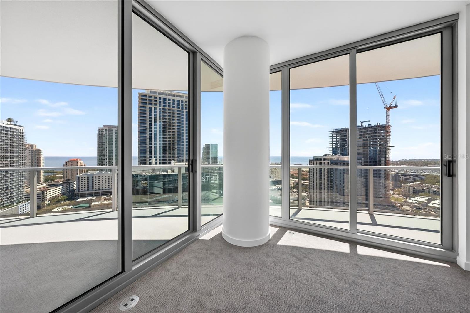 Primary Bedroom /double sliders going out onto the terrace