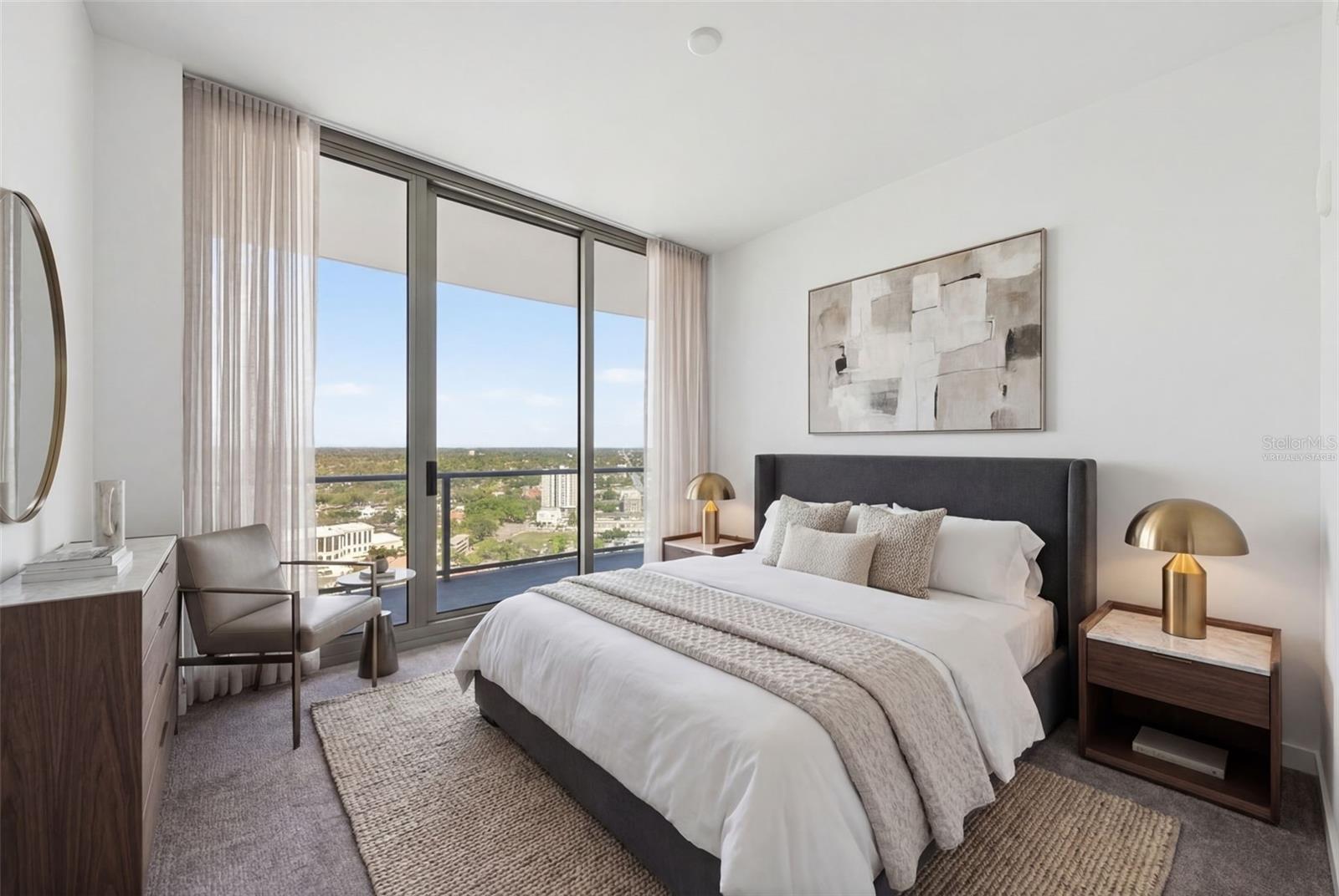 Virtually Staged Guest Bedroom #2