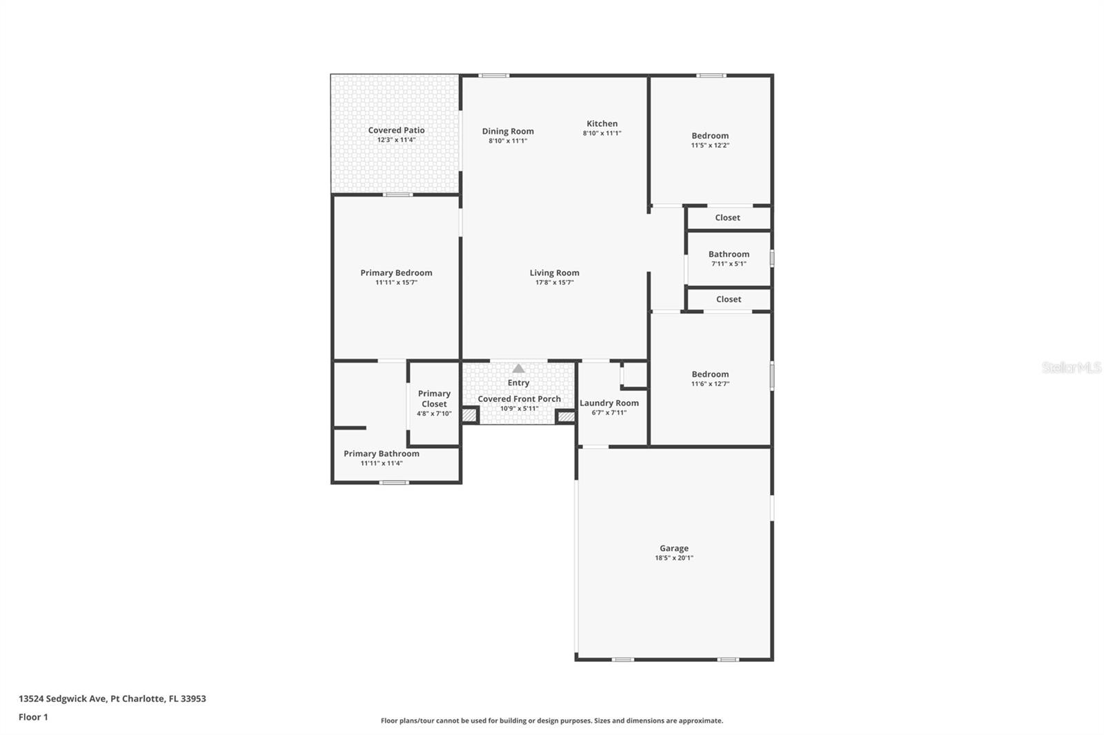 13524 SEDGWICK AVE, PORT CHARLOTTE, FL, 33953