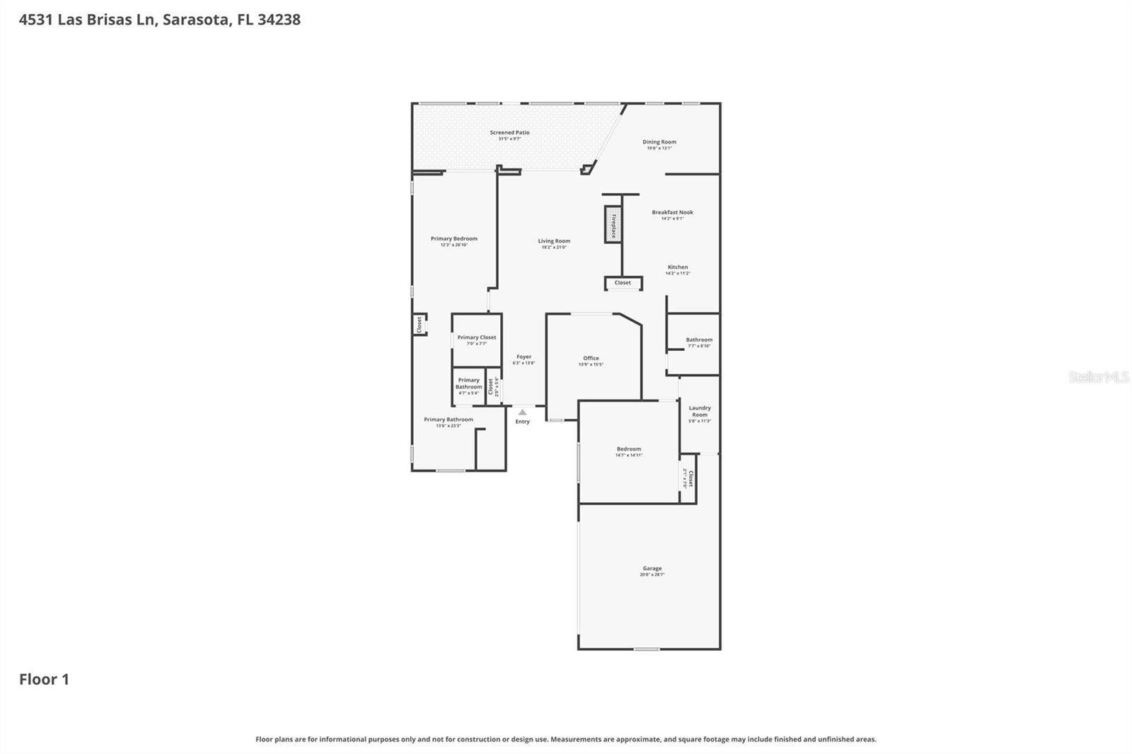 4531 LAS BRISAS LN, SARASOTA, FL, 34238
