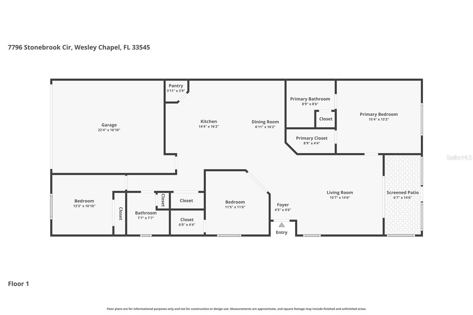 7796 STONEBROOK CIR, WESLEY CHAPEL, FL, 33545