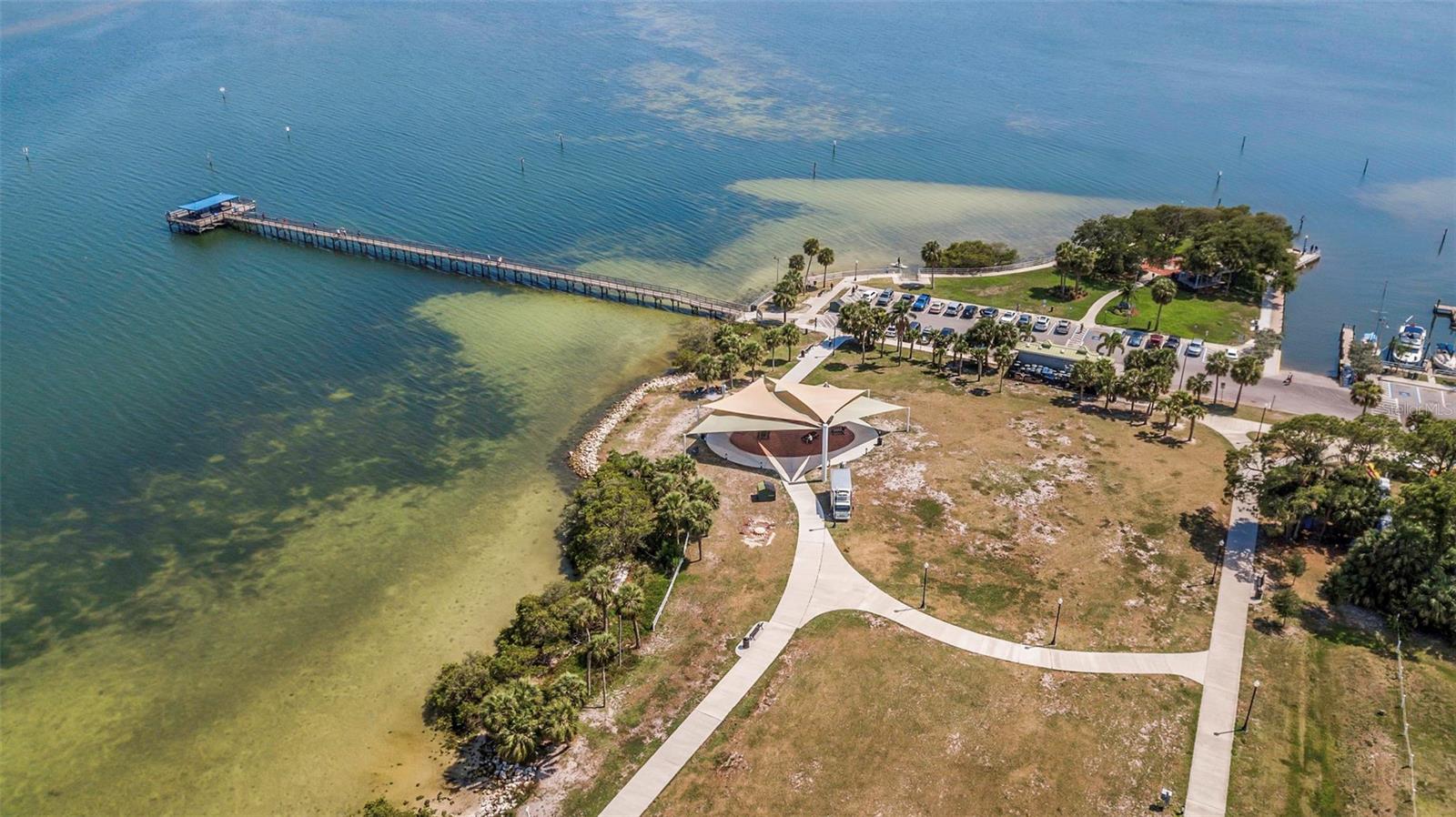 waterfront park and pier (repairs in process)
