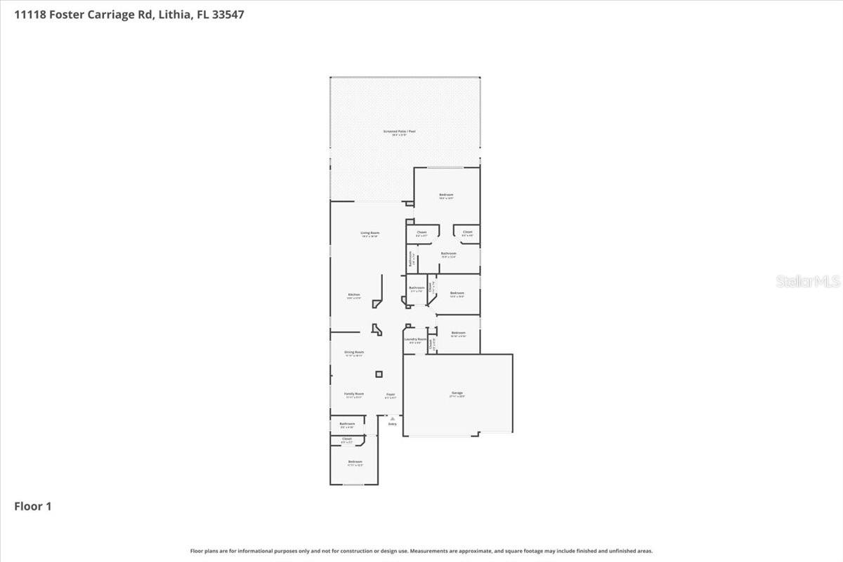 11118 FOSTER CARRIAGE RD, LITHIA, FL, 33547