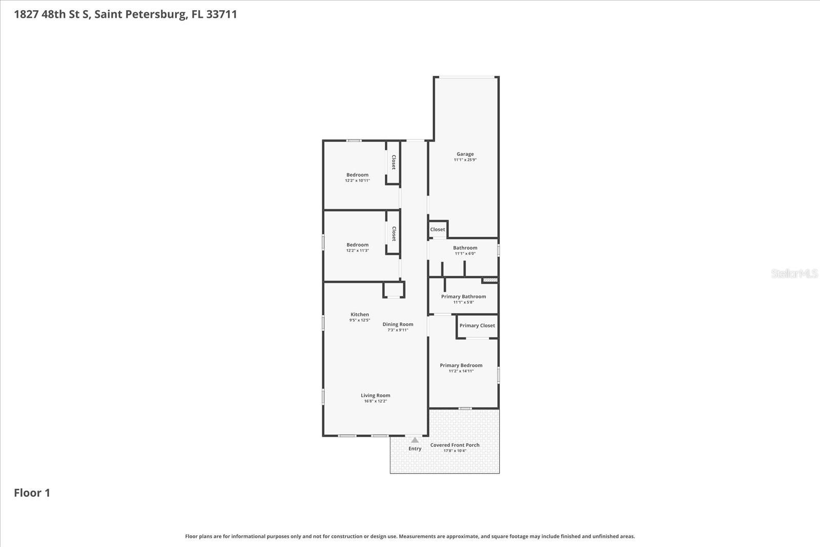 1827 48TH ST S, ST PETERSBURG, FL, 33711