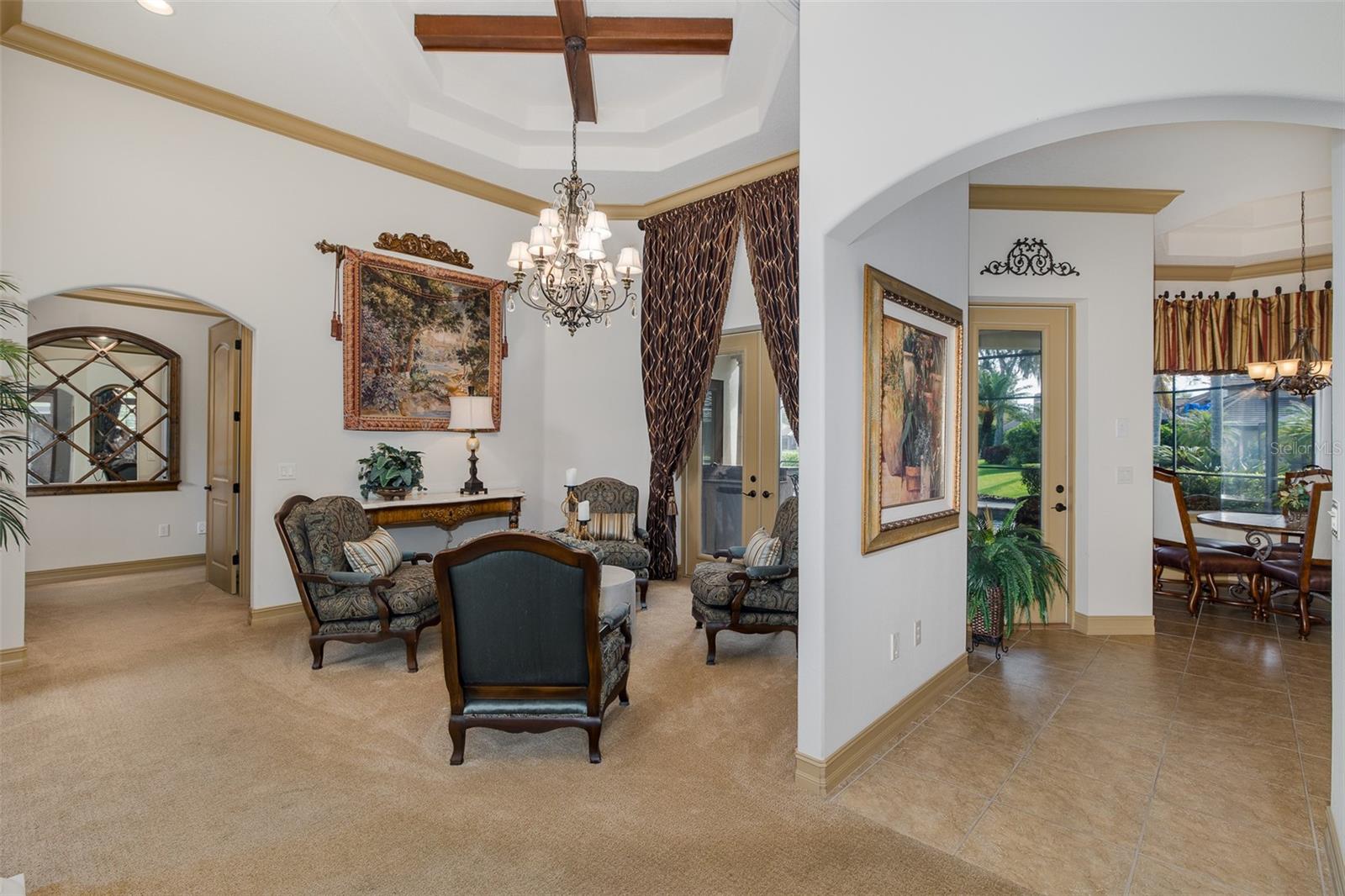 Formal Areas into Kitchen Views
