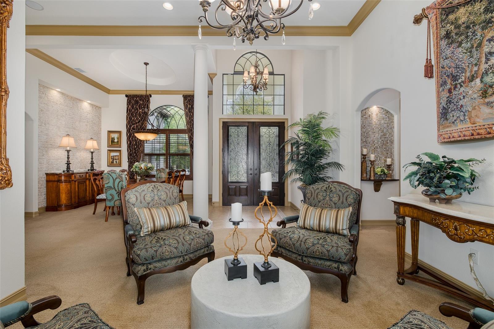 Formal Areas with Rich Crown Molding