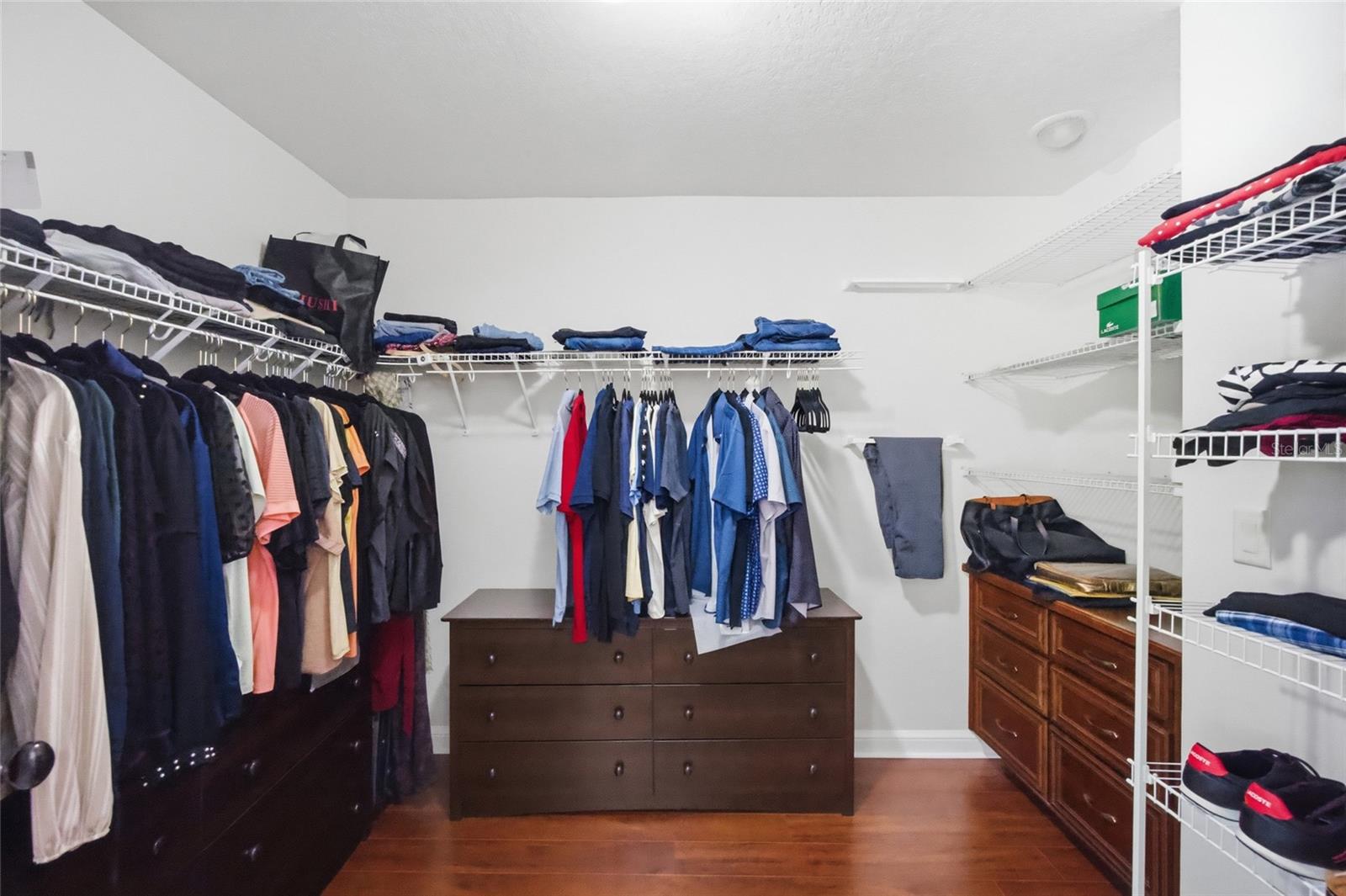 large walkin closiet