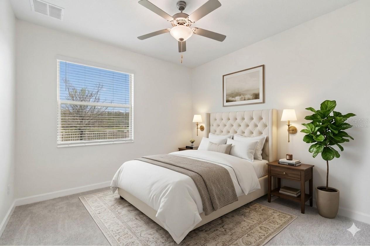 4th Bedroom Virtually staged - main floor