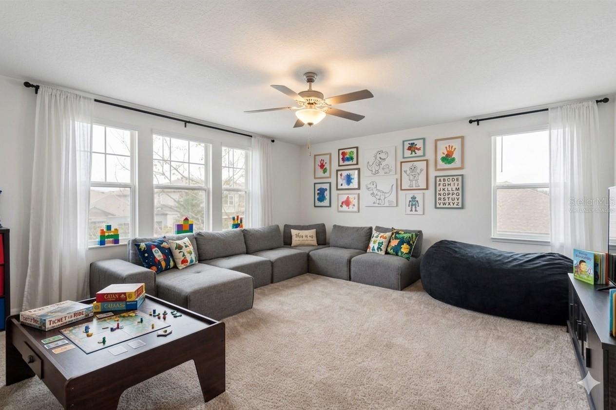 Virtually Staged Bonus Room