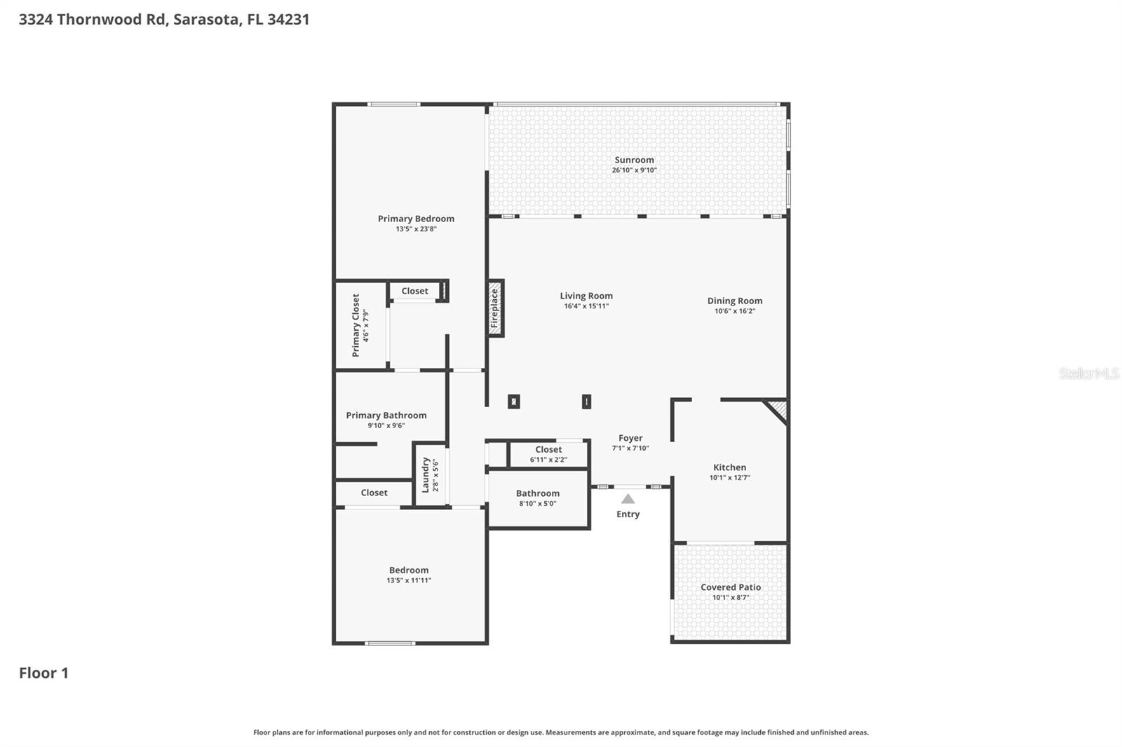 3324 THORNWOOD RD #3324, SARASOTA, FL, 34231