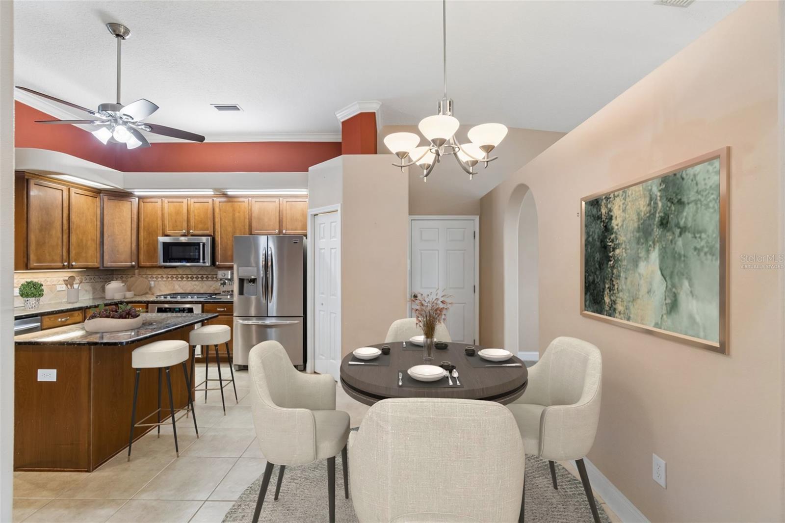 *Virtually Staged Kitchen*