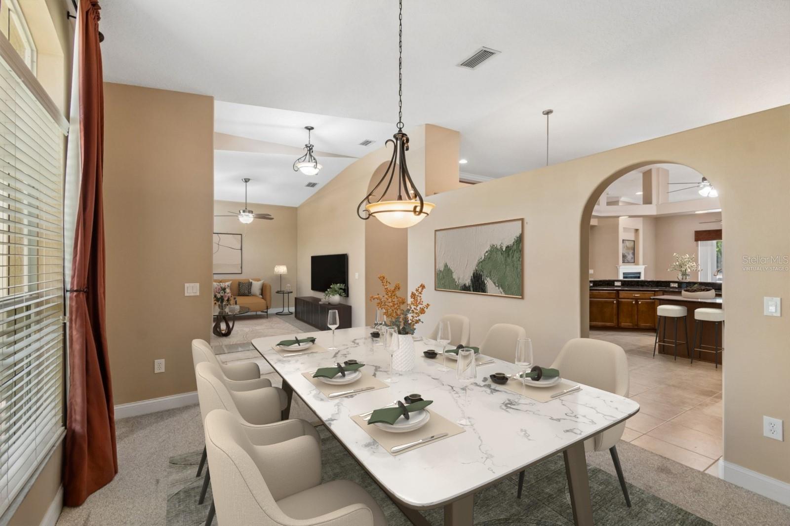 *Virtually Staged* Formal Living/Dining Room