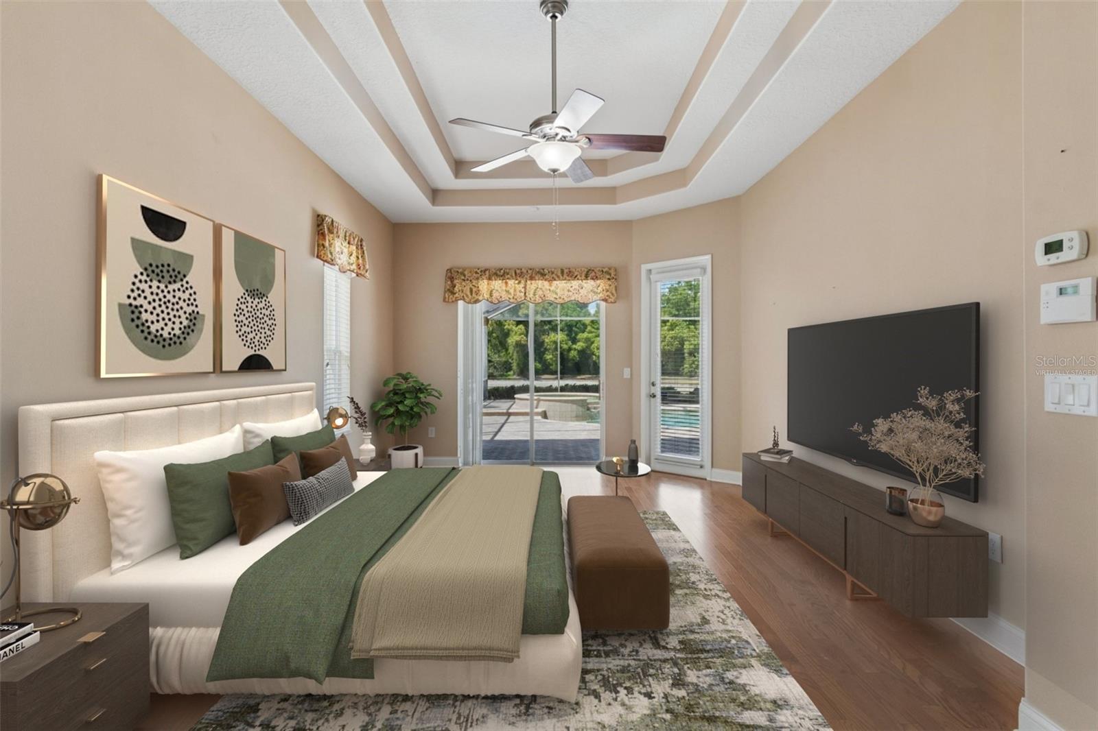 *Virtually Staged Primary Bedroom*