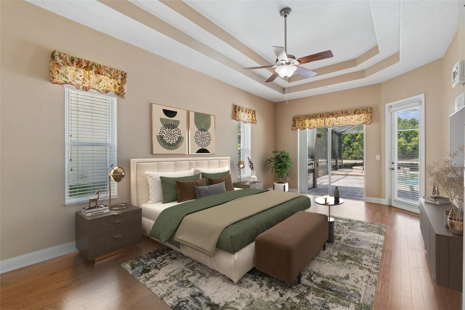 *Virtually Staged Primary Bedroom*