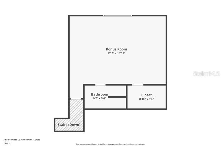 Bonus Room Floorplan
