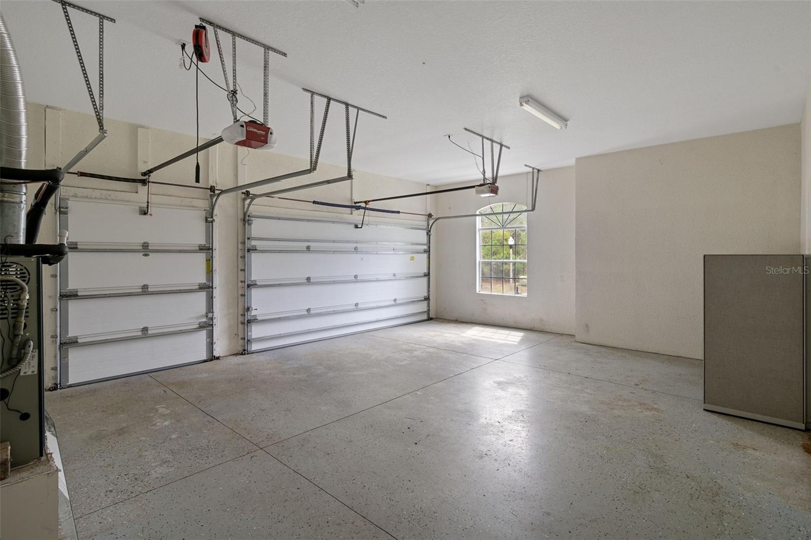 Oversized 2 Car Garage with Golf Cart Door