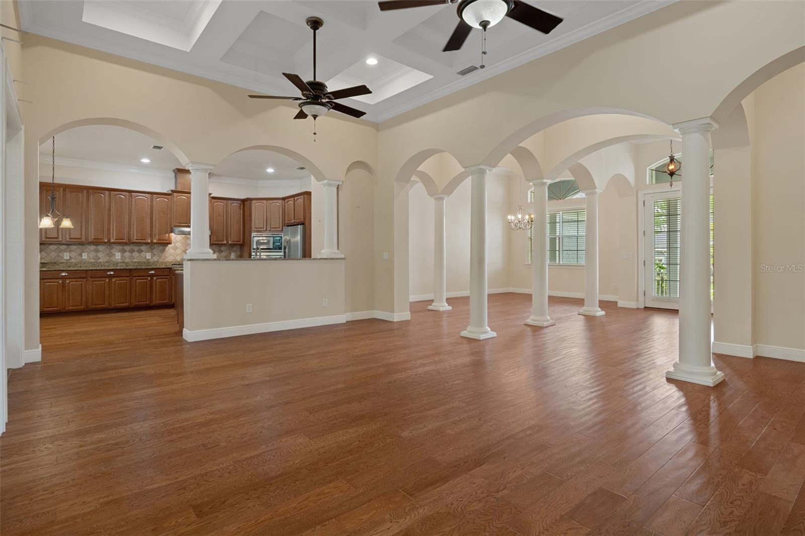 Living Room with Hardwood Floors