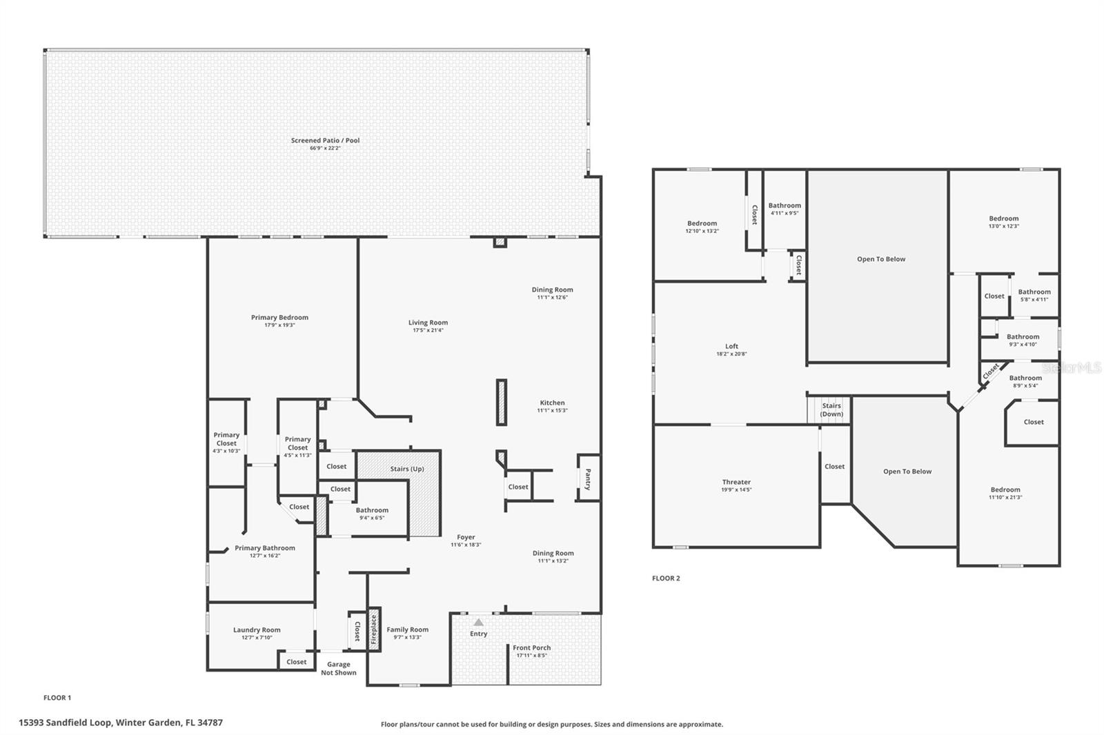 15393 SANDFIELD LOOP, WINTER GARDEN, FL, 34787