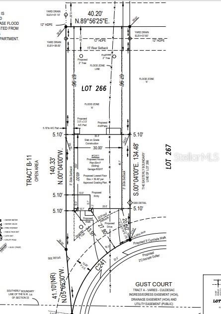 12411 Gust Court - Plot Plan
