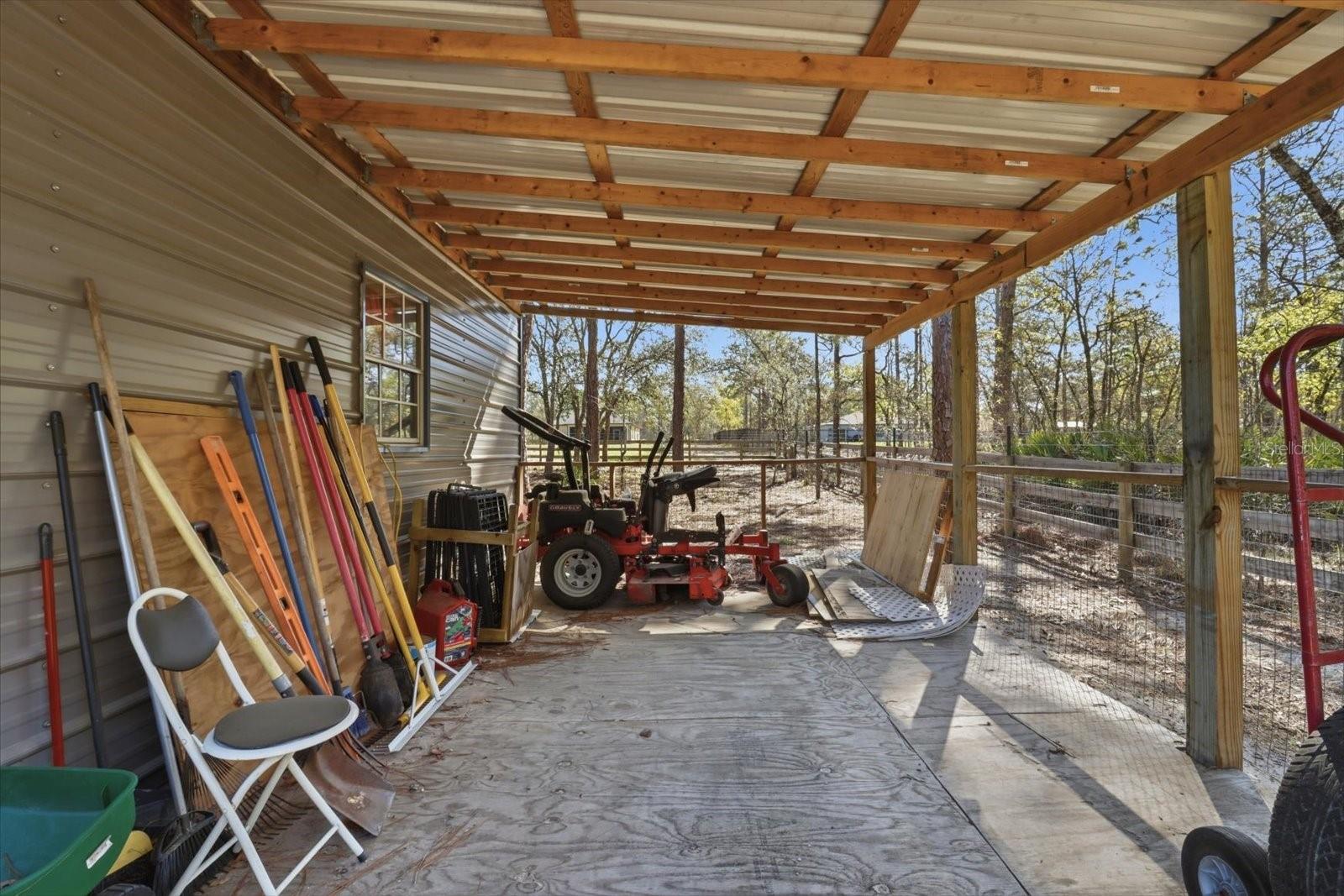 12x22 Lean-to off garage