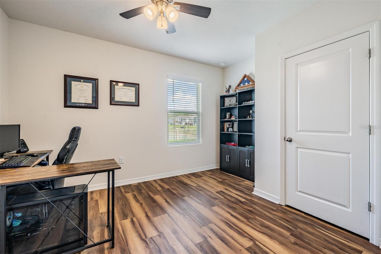 Downstairs Bedroom currently used as an Office