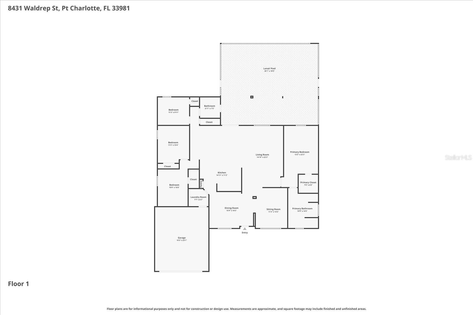 8431 WALDREP ST, PORT CHARLOTTE, FL, 33981