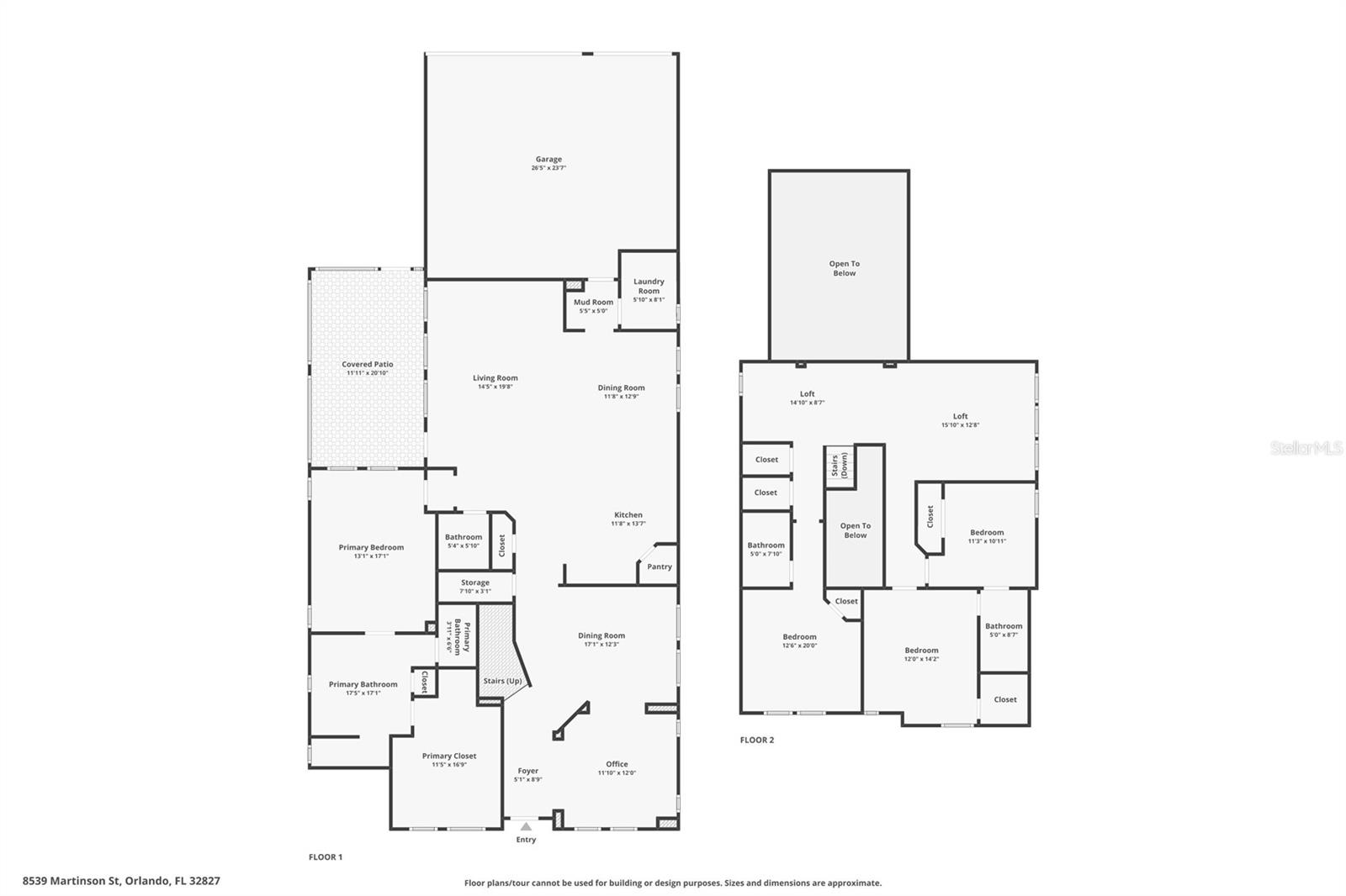 8539 MARTINSON ST, ORLANDO, FL, 32827