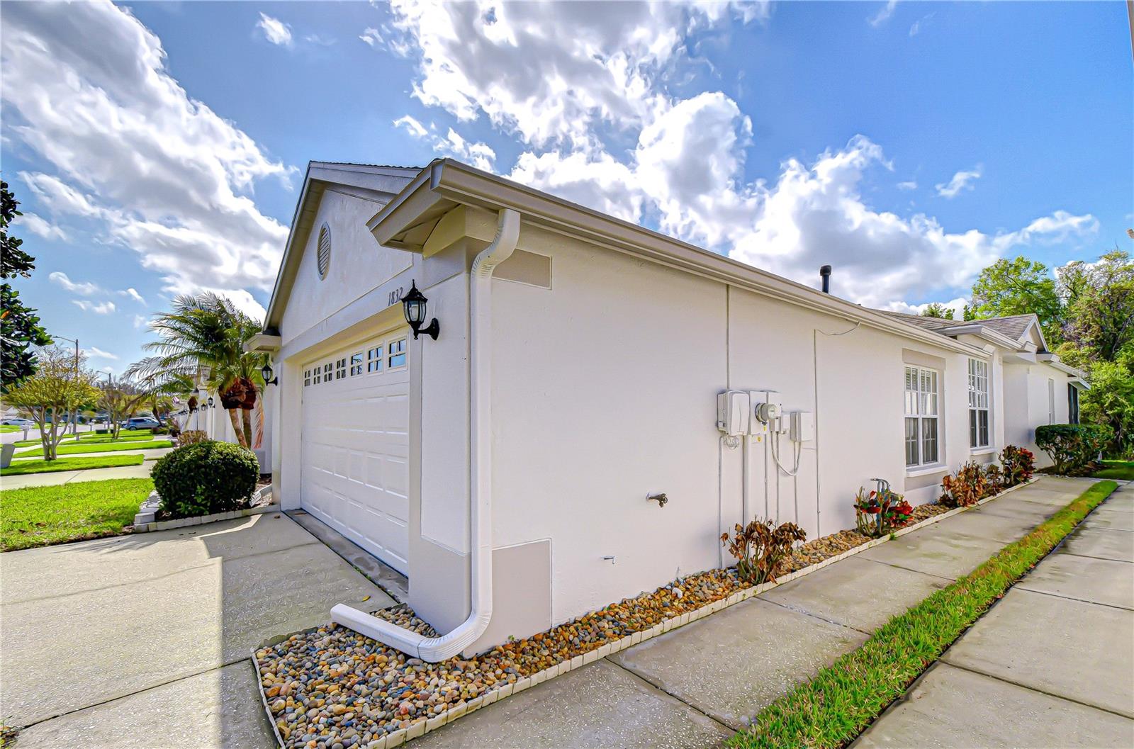 There is a welcoming path to your front door!