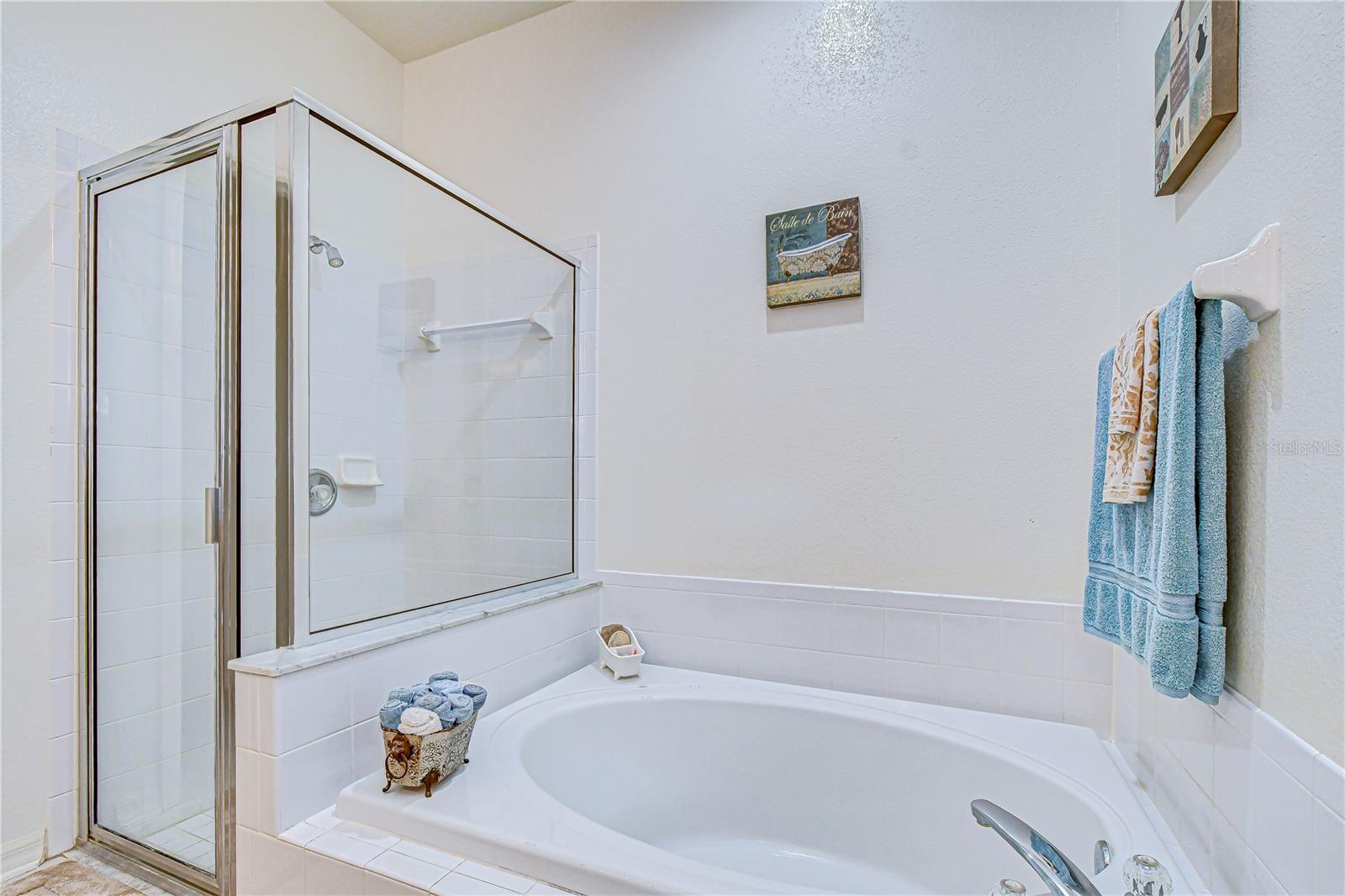 Chrome accents allow for all types of decor.