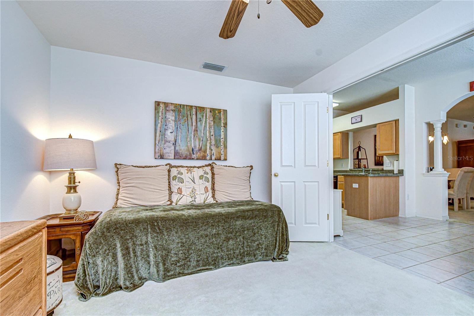 This space could also be used as a private TV room or game room!