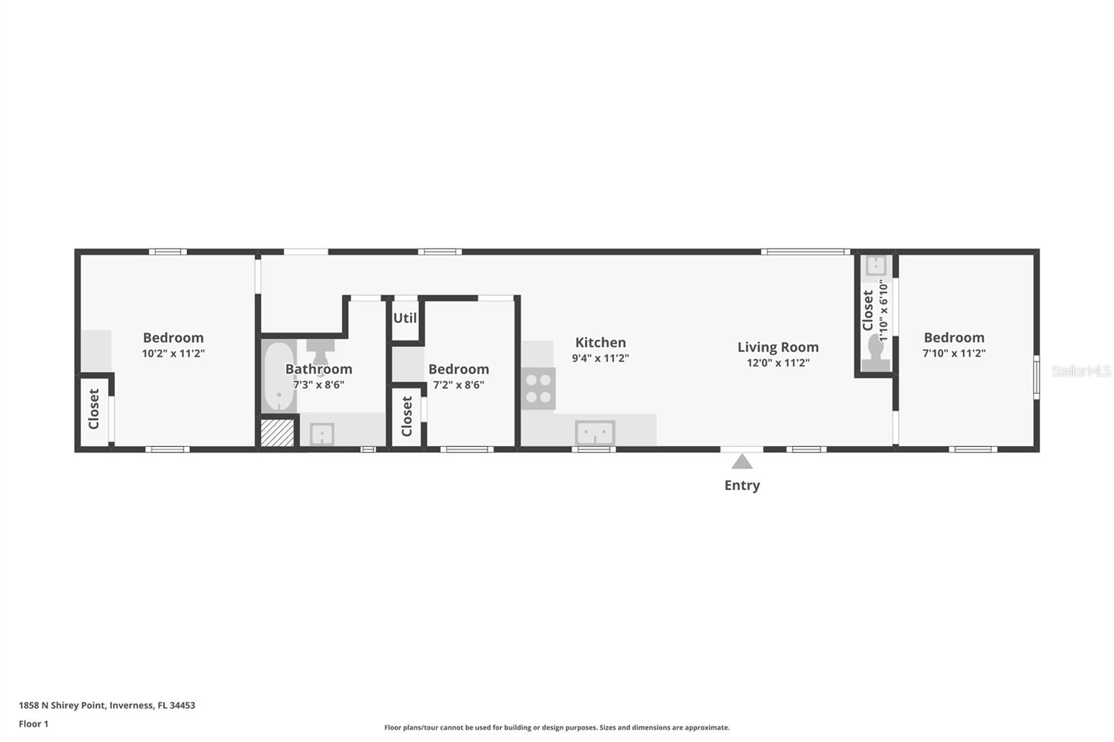 1858 N SHIREY PT, INVERNESS, FL, 34453