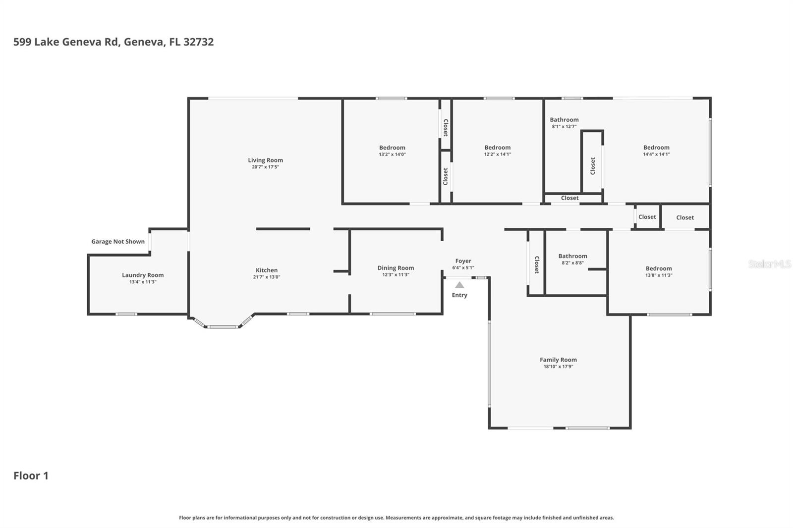 599 LAKE GENEVA RD, GENEVA, FL, 32732