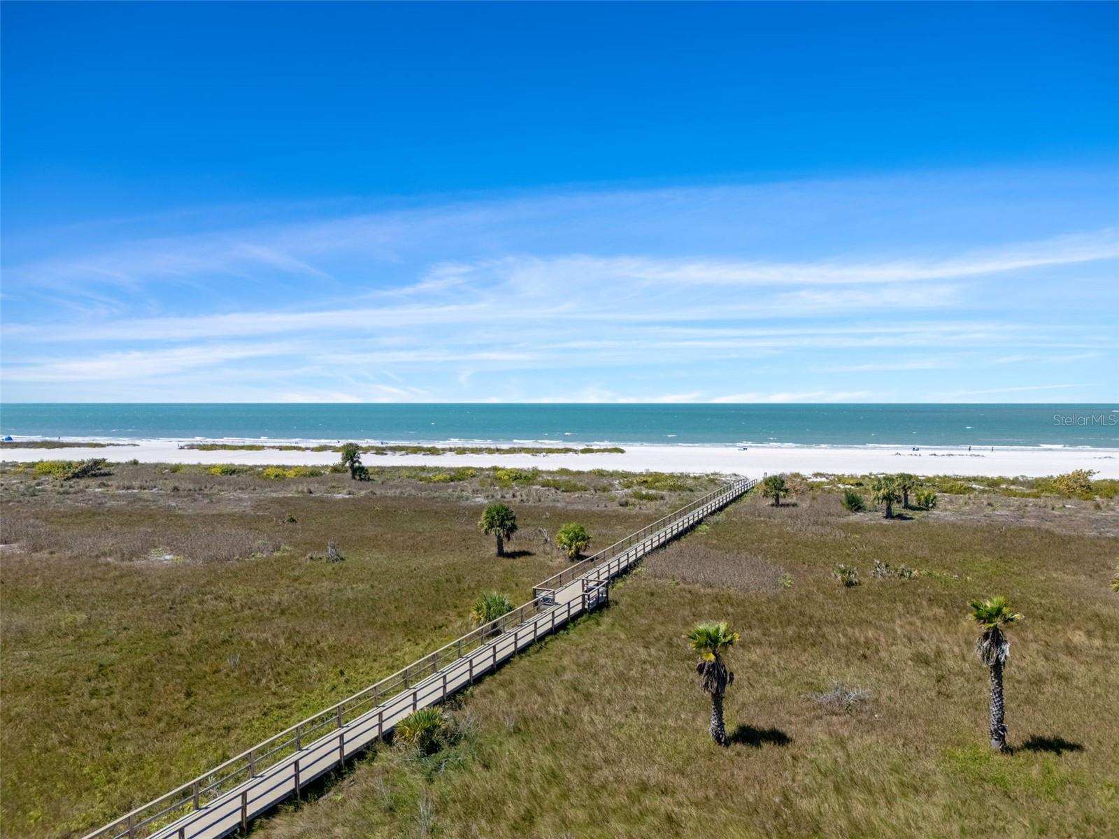 Boardwalk to the beach!