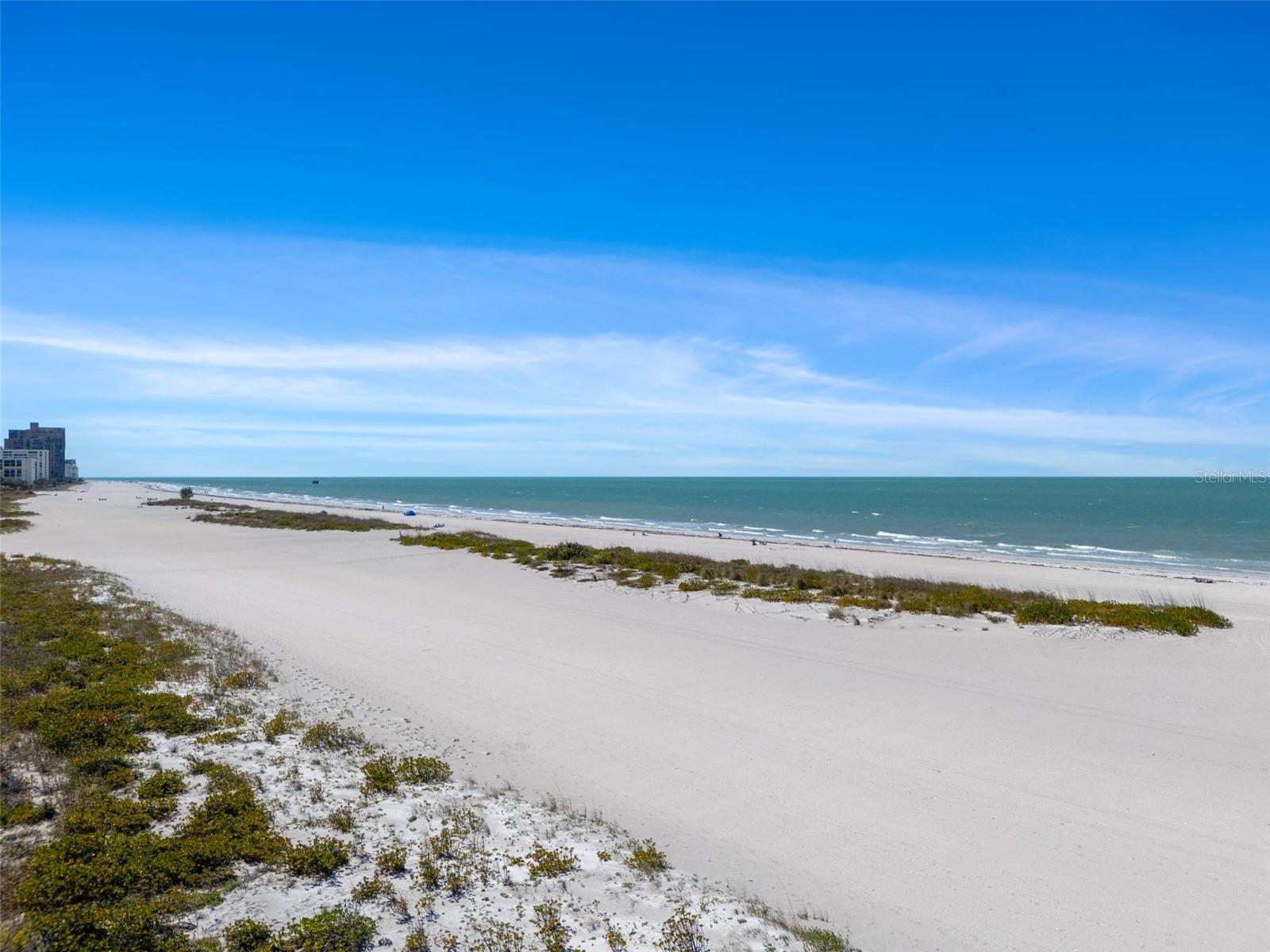 Sand Key Beach-view to the south