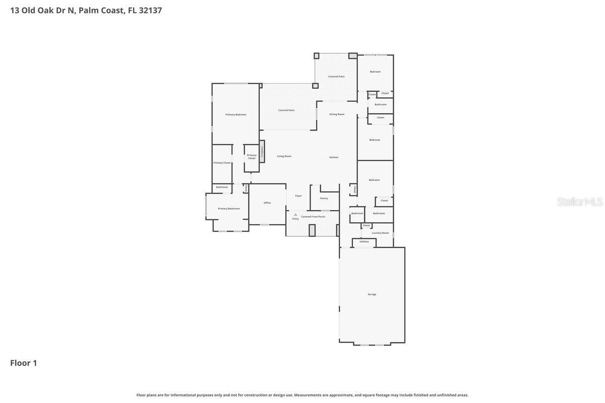 13 OLD OAK DR N, PALM COAST, FL, 32137