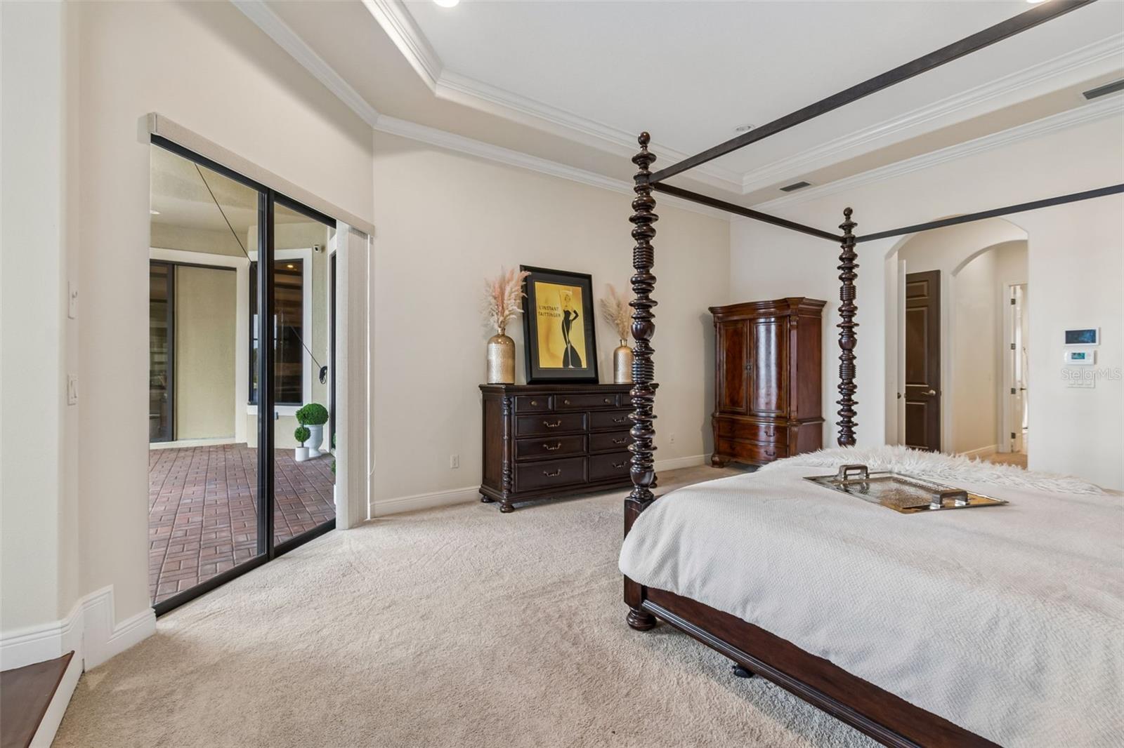 Enjoy Pool and Water VIew From Your Bed!