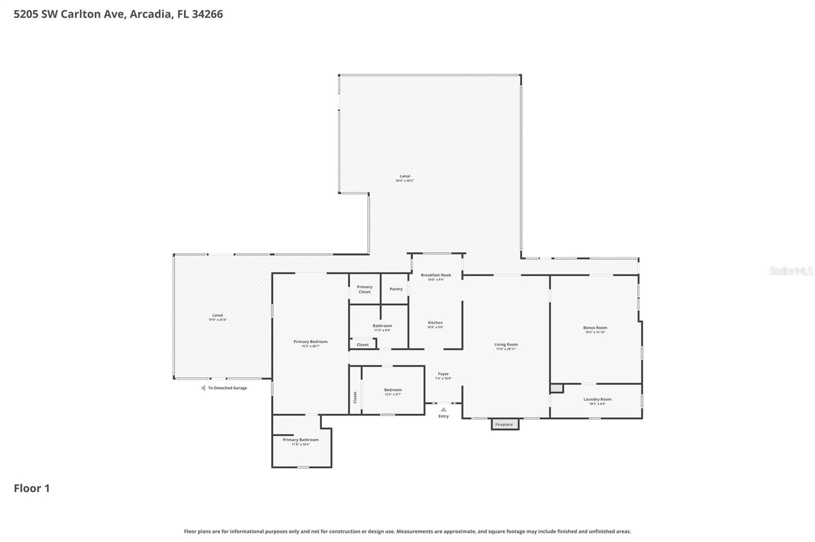 5205 SW CARLTON AVE, ARCADIA, FL, 34266