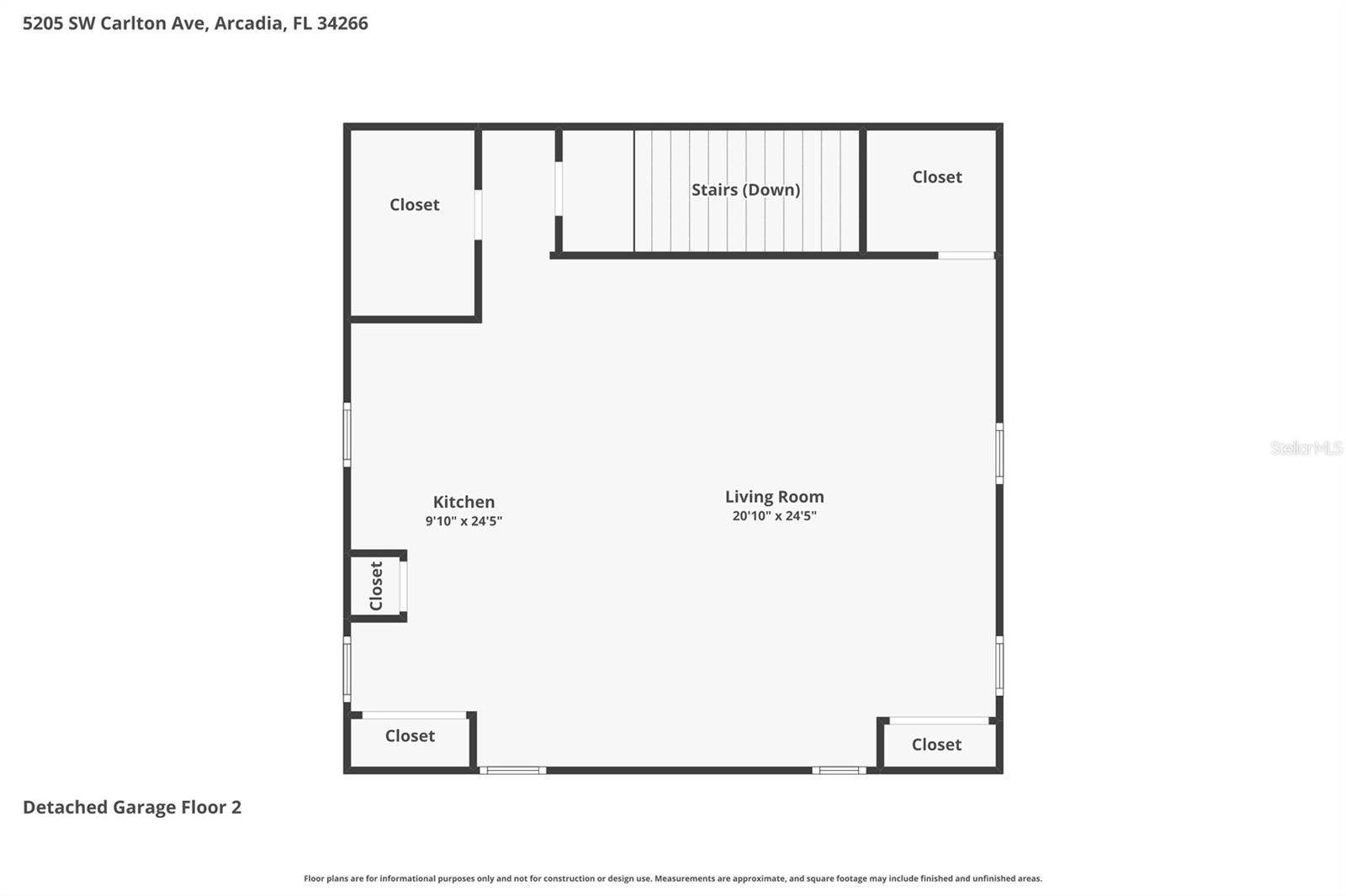 5205 SW CARLTON AVE, ARCADIA, FL, 34266