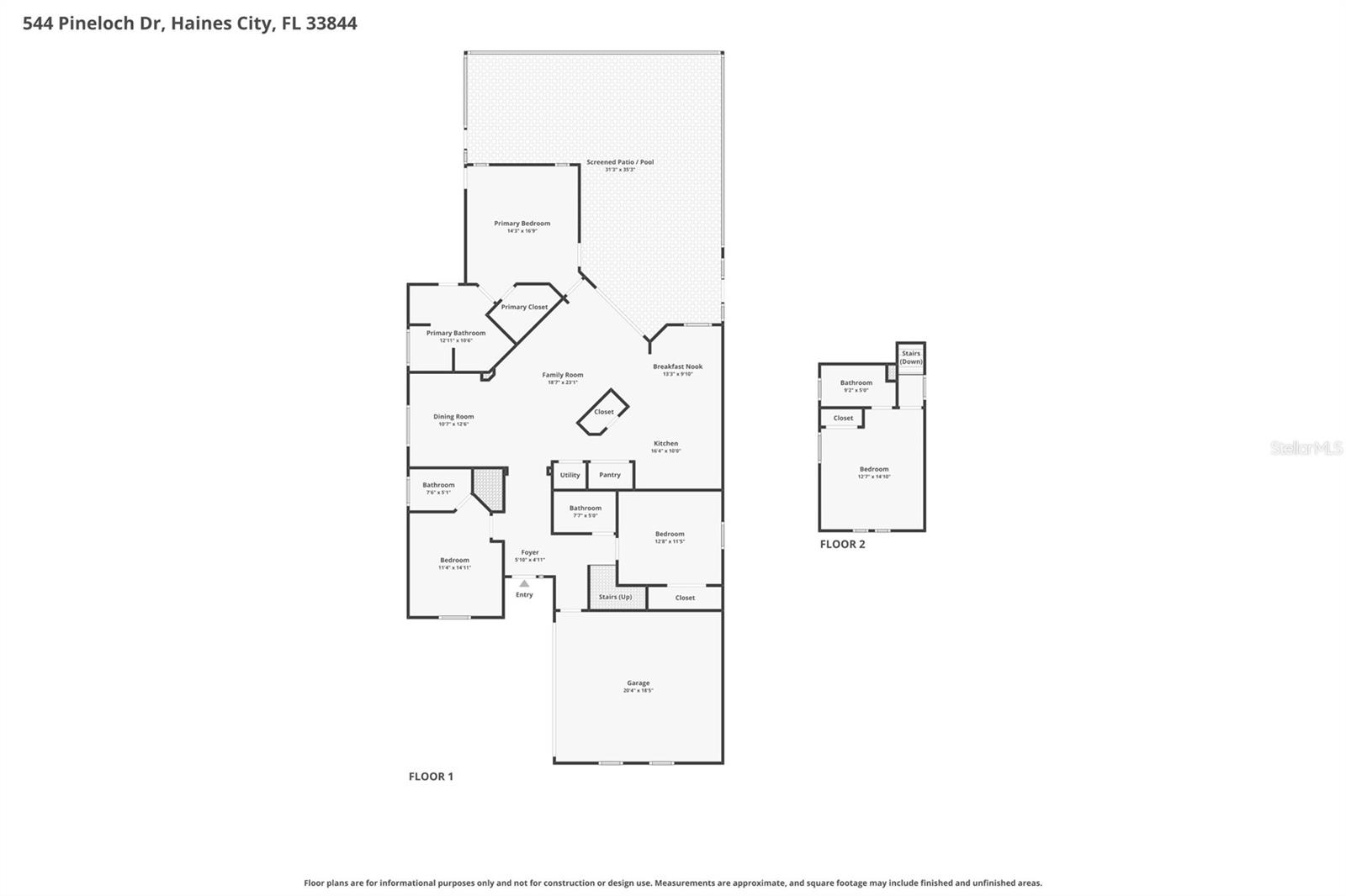 544 PINELOCH DR, HAINES CITY, FL, 33844