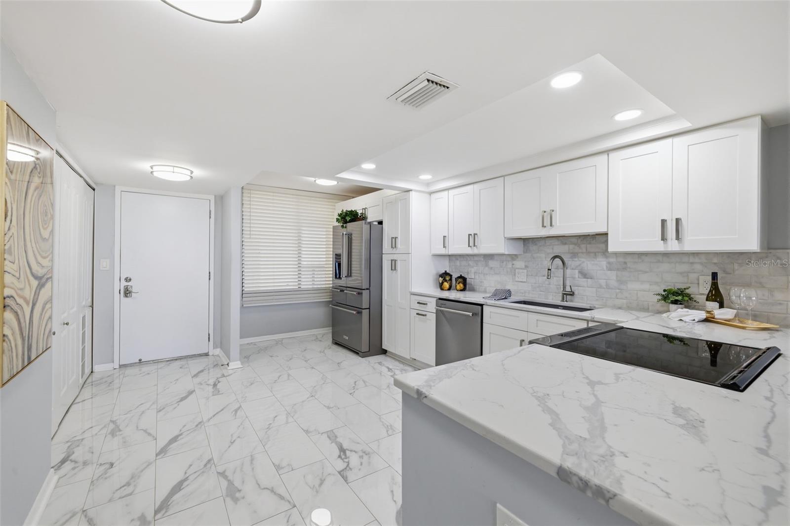 Spacious kitchen and Entry