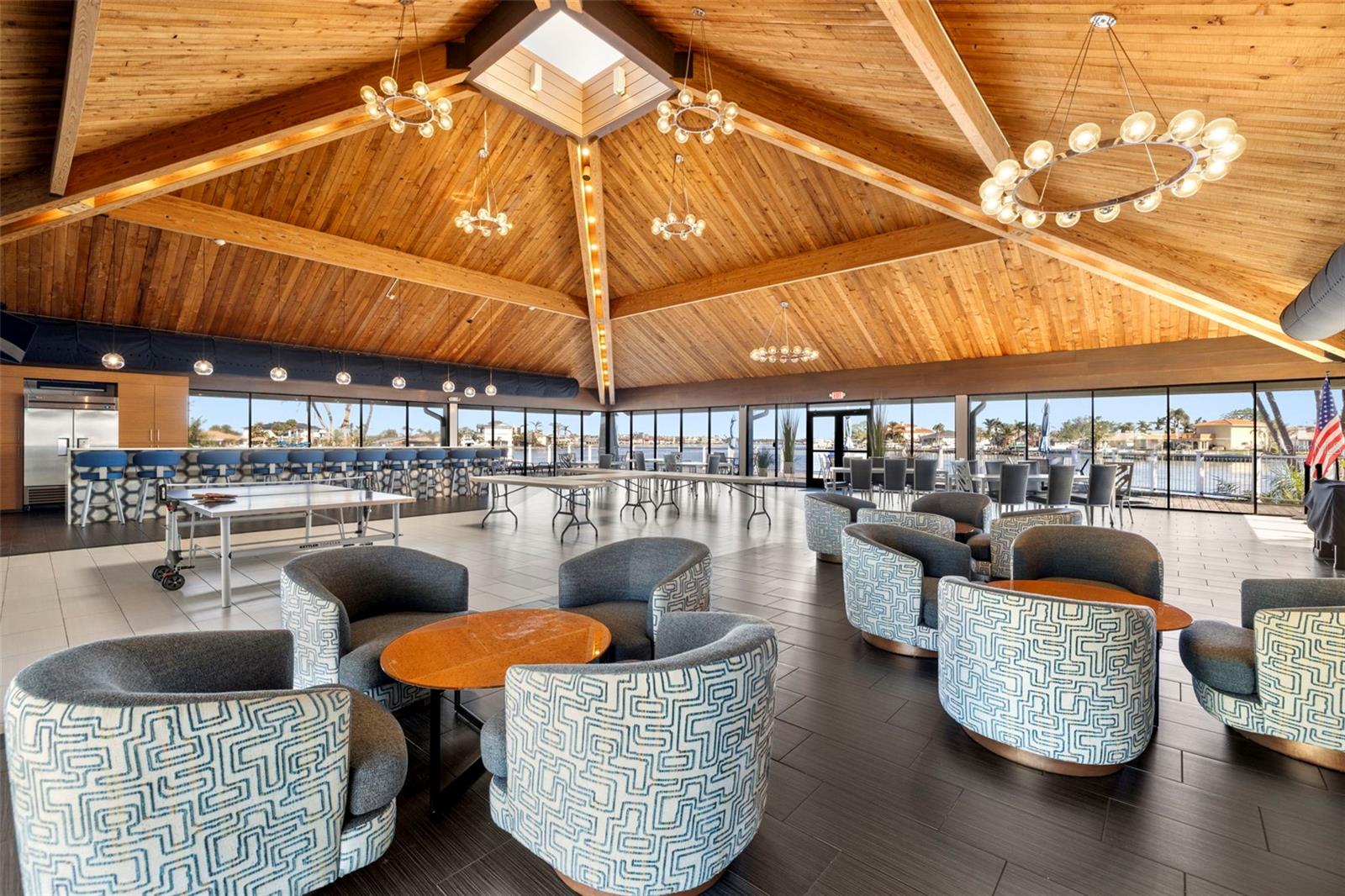 Spacious, Beautiful interior clubhouse
