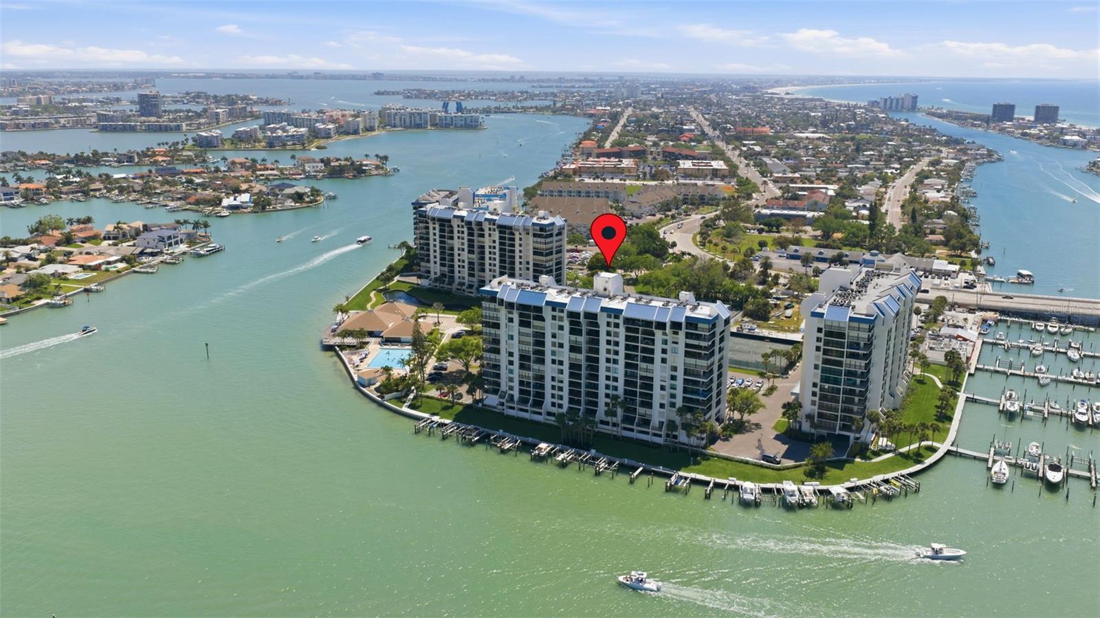Yacht and Tennis Club with Intracoastal waterway