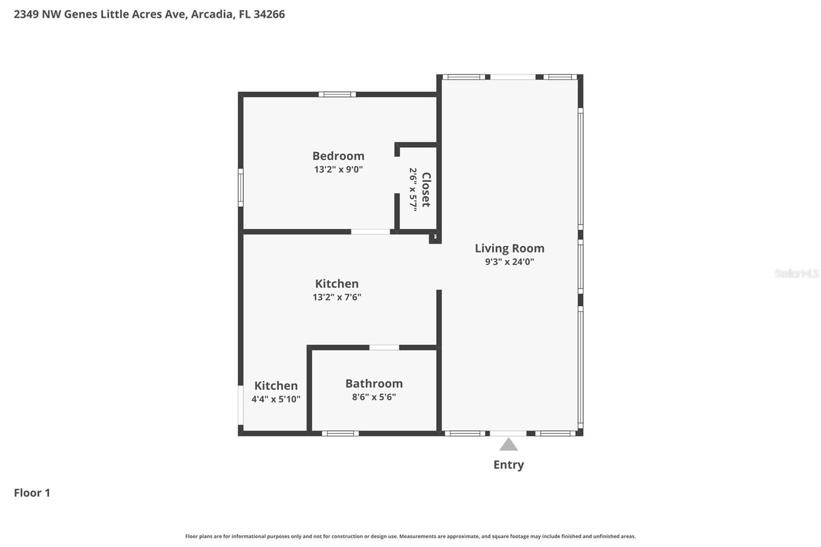 2349 NW GENES LITTLE ACRES AVE, ARCADIA, FL, 34266