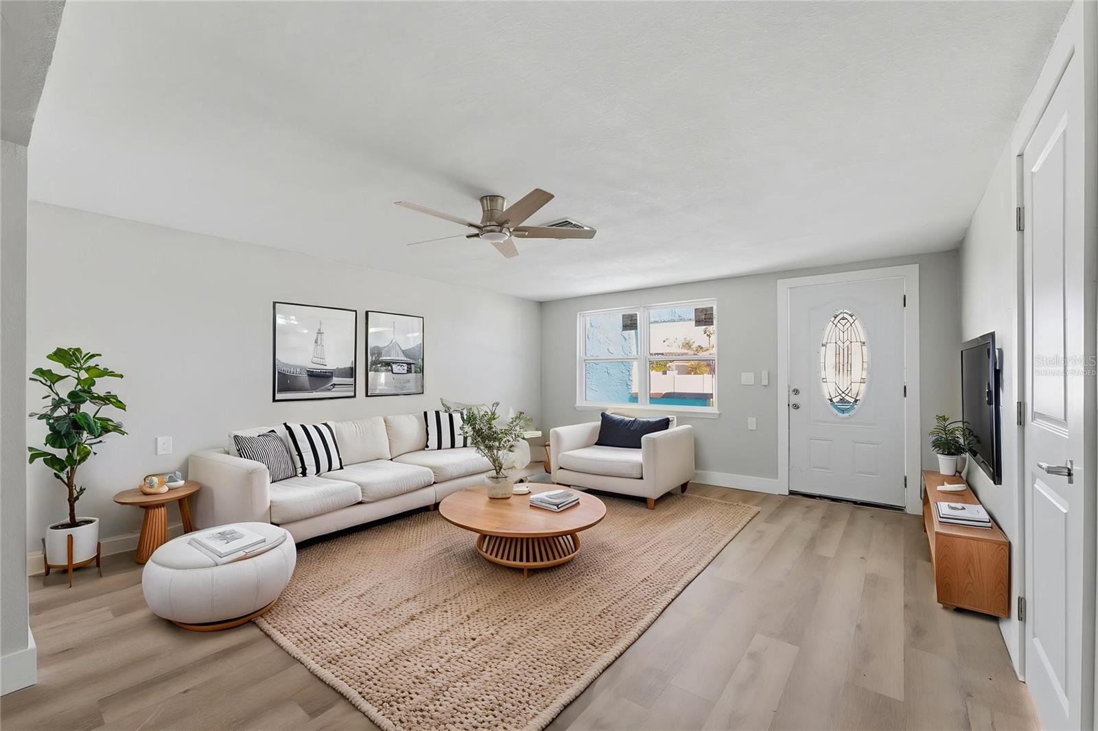 Living (Virtually Staged)